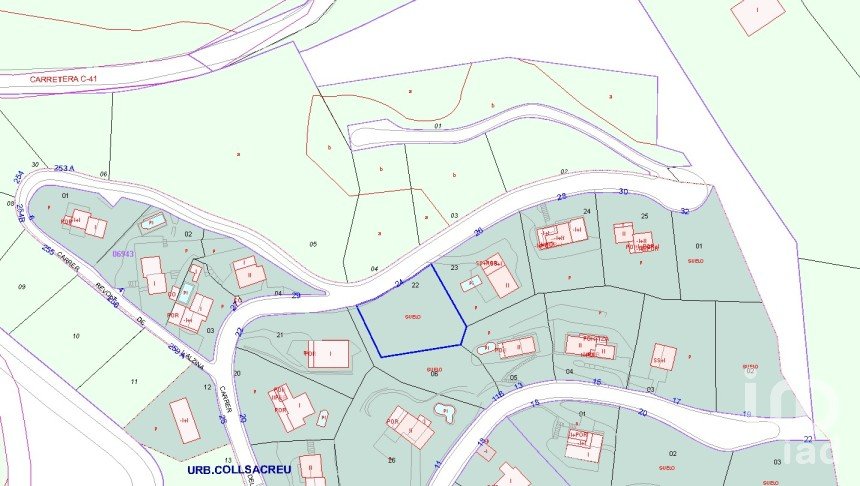 Terrain à bâtir de 852 m² à Vallgorguina (08471)