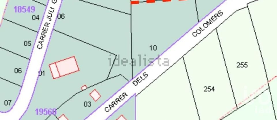 Terreno de 1.302 m² en Prades (43364)