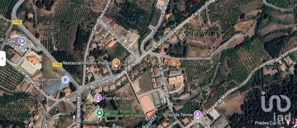 Terreno de 1.302 m² en Prades (43364)