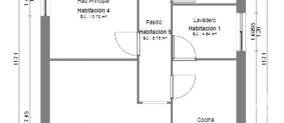 Casa 2 habitaciones de 96 m² en La Cañada de San Urbano (04120)