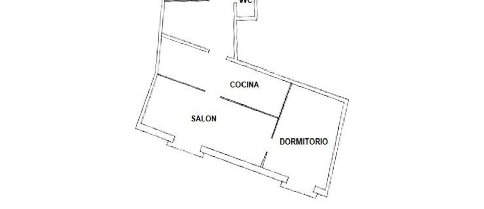 Piso 1 habitación de 60 m² en Barcelona (08001)