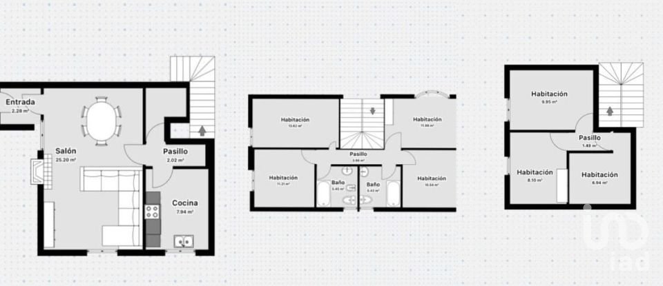 Maison de ville 7 chambres de 130 m² à Alcalá de la Selva (44432)