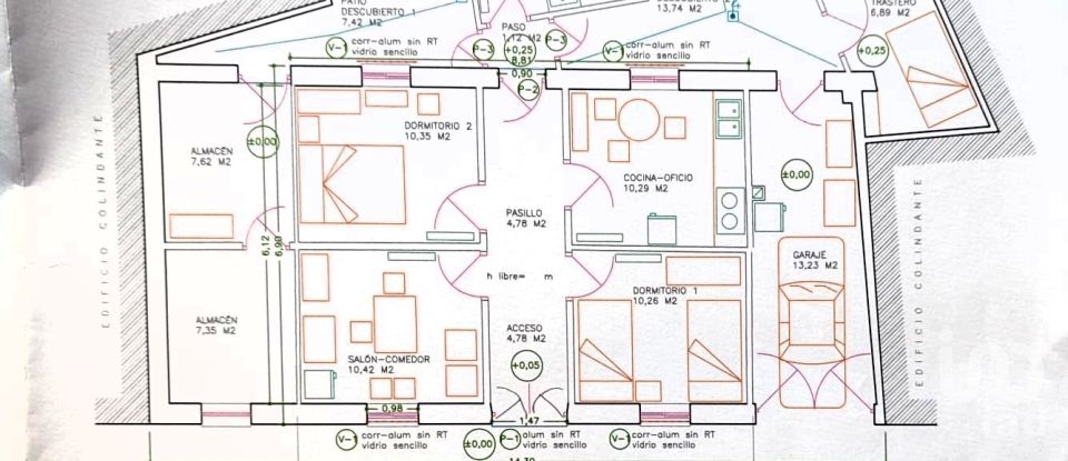 Casa de pueblo 2 habitaciones de 101 m² en Villares de Órbigo (24288)