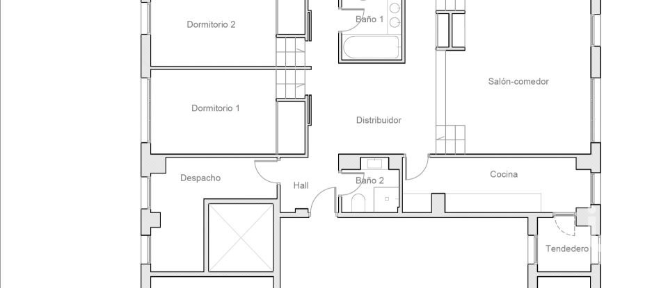 Apartment 3 bedrooms of 115 m² in Madrid (28054)
