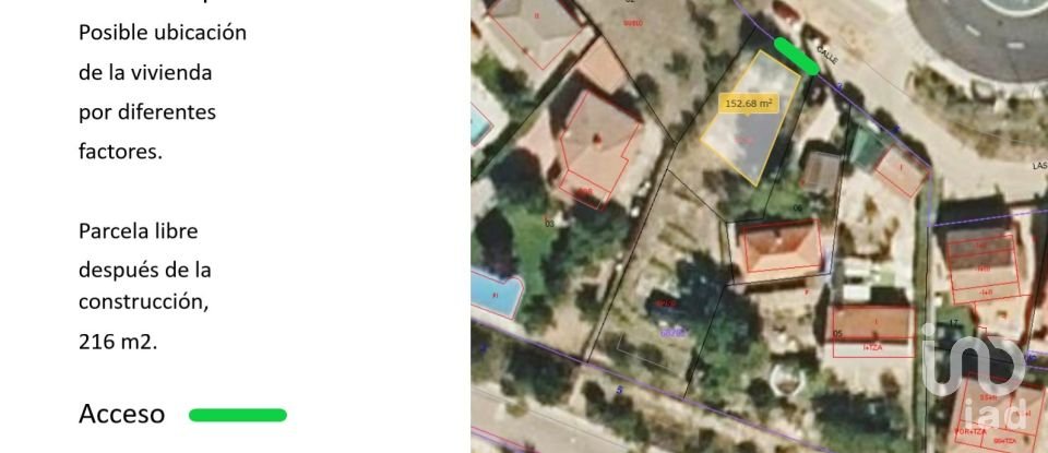 Terreno de 795 m² en Quer (19209)