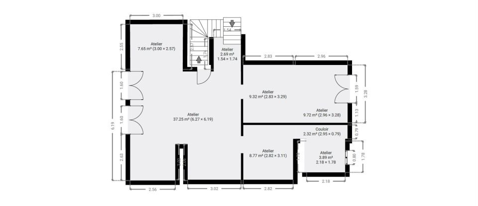 Village house 2 bedrooms of 400 m² in La Vall de Laguar (03791)