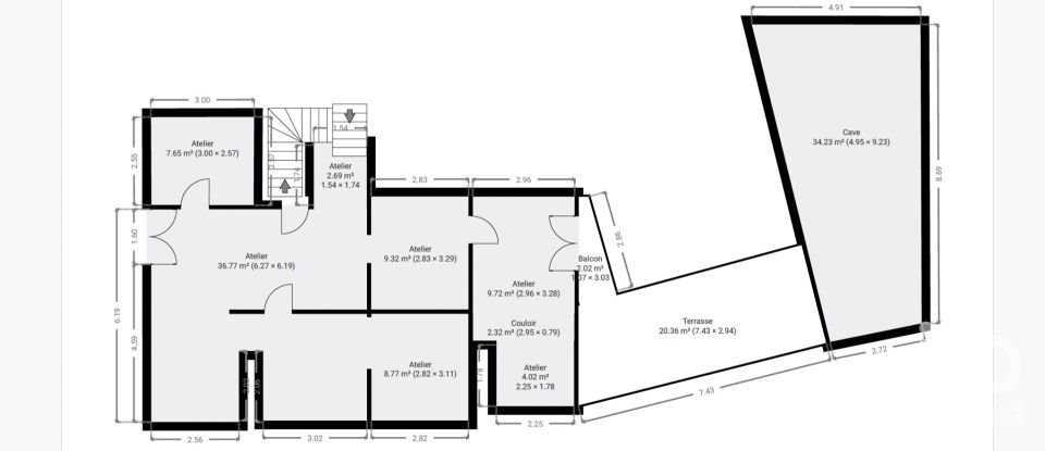 Village house 2 bedrooms of 400 m² in La Vall de Laguar (03791)