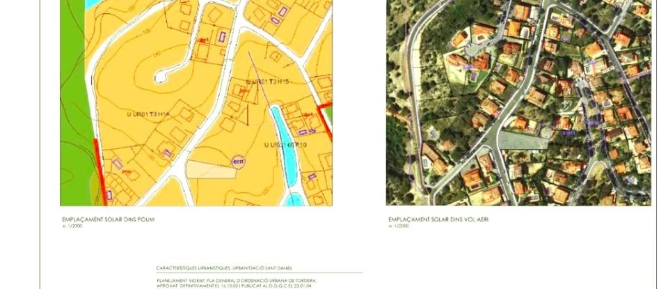 Land of 1,233 m² in Tordera (08490)