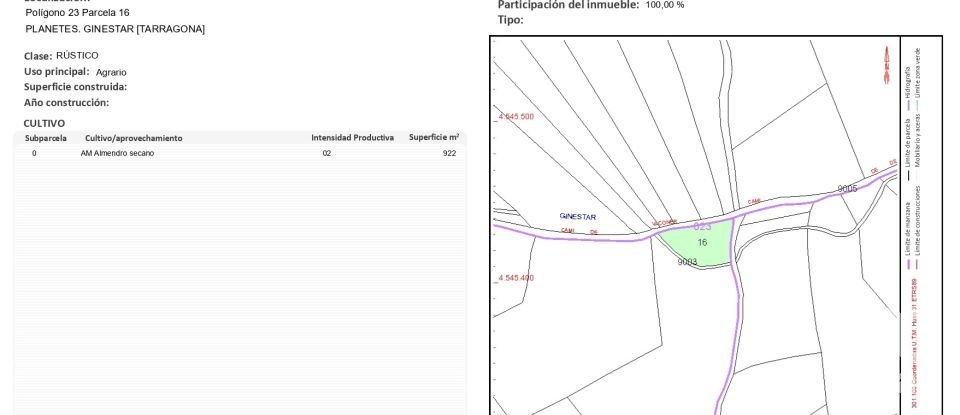 Casa rústica 3 habitacions de 163 m² a Ginestar (43748)