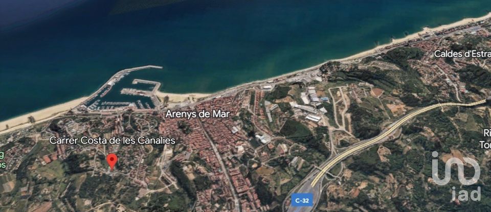 Terreno urbano de 629 m² en Arenys de Mar (08350)