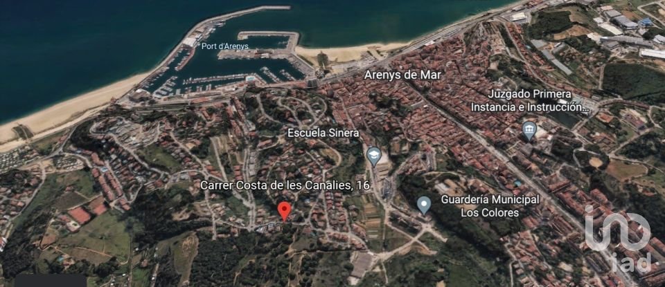 Terreno urbano de 629 m² en Arenys de Mar (08350)