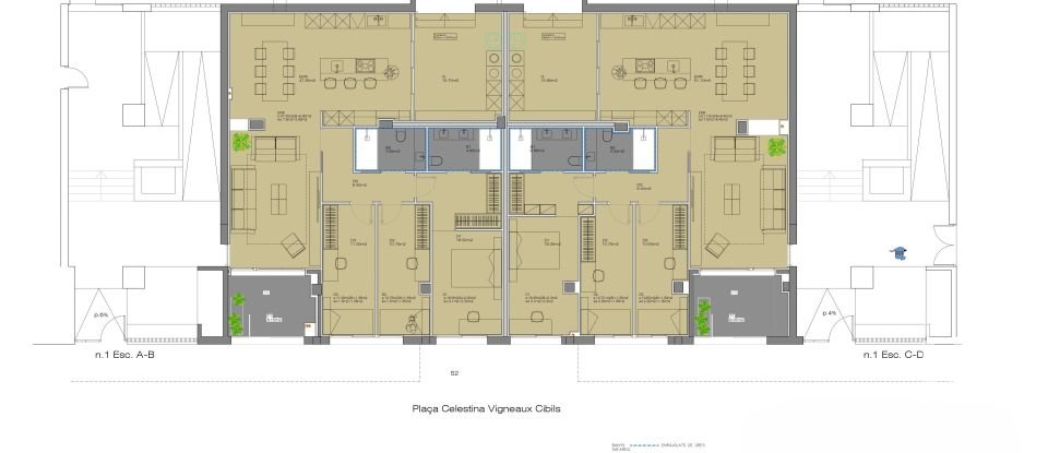 Piso 3 habitaciones de 152 m² en Girona (17002)