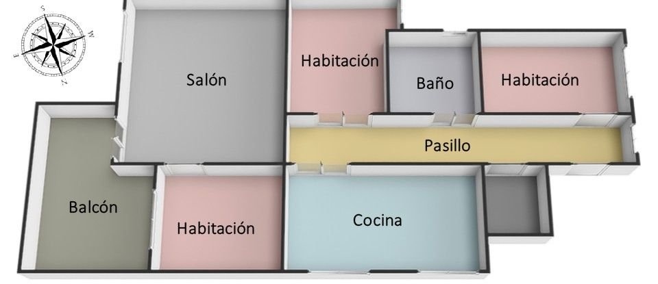 Appartement 3 chambres de 93 m² à Barcelona (08027)