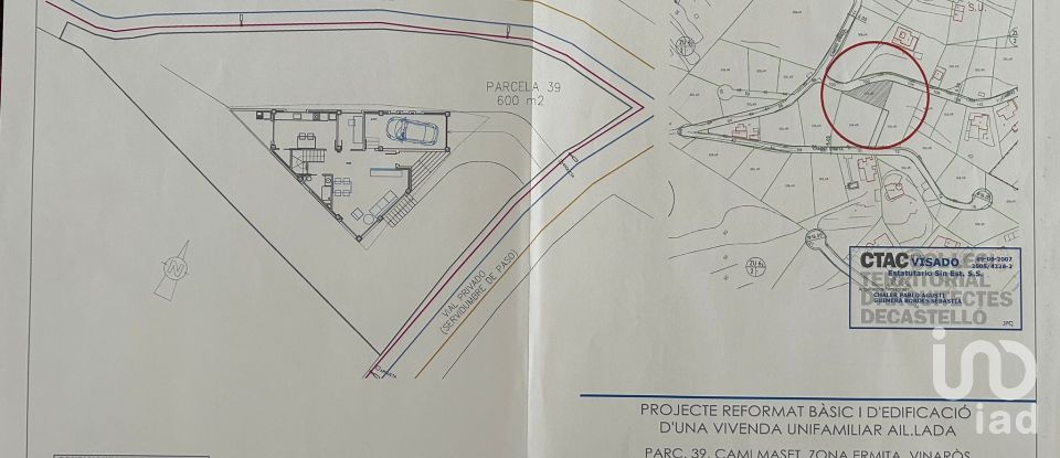 Terrain de 600 m² à Vinaros (12500)