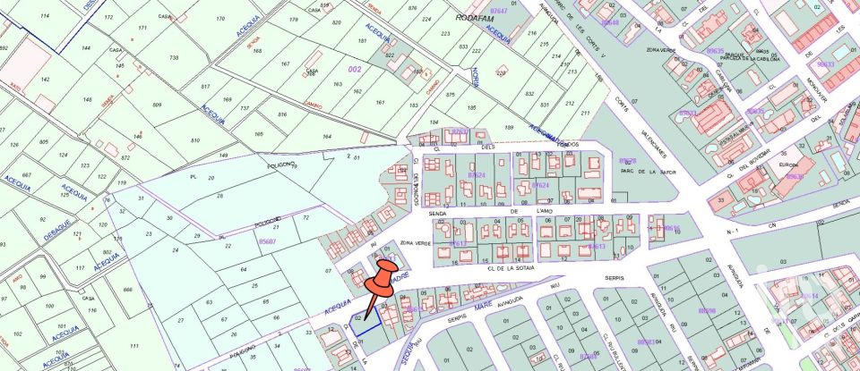 Building plot of 514 m² in Miramar (46711)