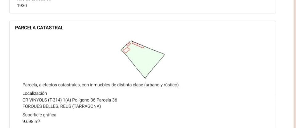 Terreny de 9.698 m² a Reus (43206)