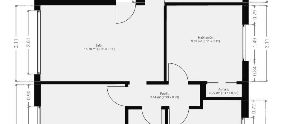 Apartment 3 bedrooms of 93 m² in Cerdanyola del Vallès (08290)