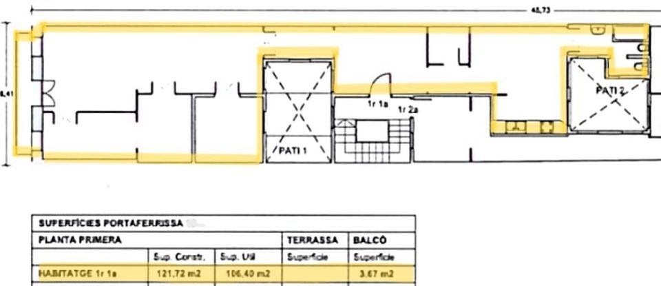 Appartement 4 chambres de 122 m² à Barcelona (08002)