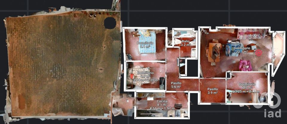 Pis 3 habitacions de 139 m² a Amposta (43870)