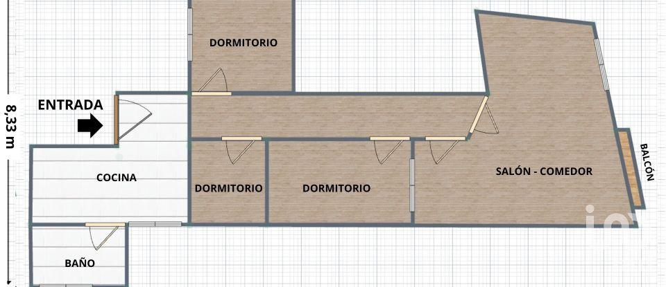 Pis 3 habitacions de 65 m² a Bermeo (48370)