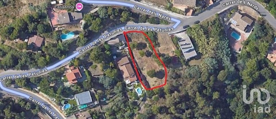 Building plot of 654 m² in Santa Susanna (08398)