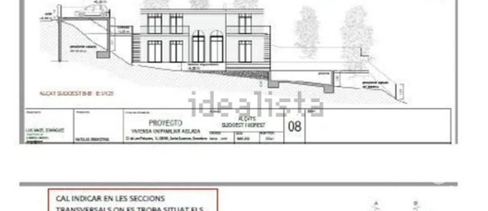 Building plot of 654 m² in Santa Susanna (08398)