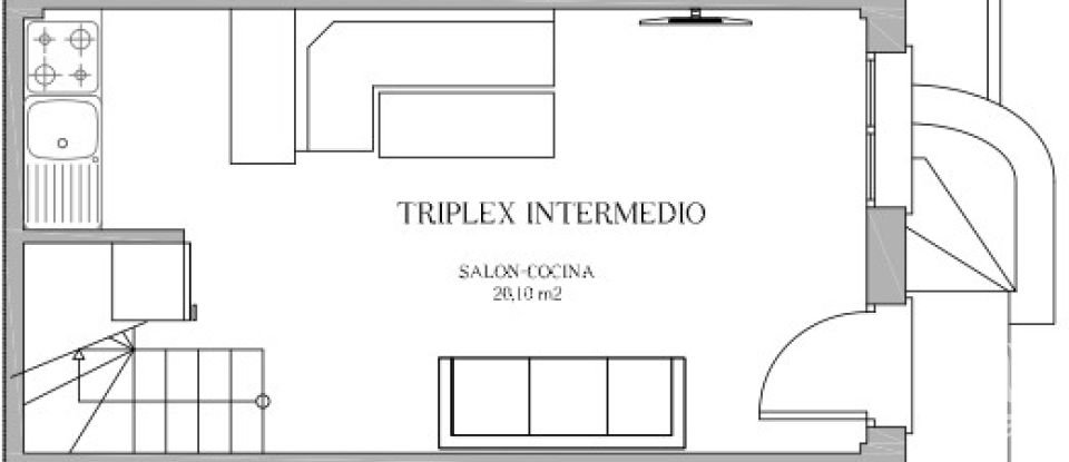 Triplex 2 habitacions de 75 m² a Tarifa (11380)