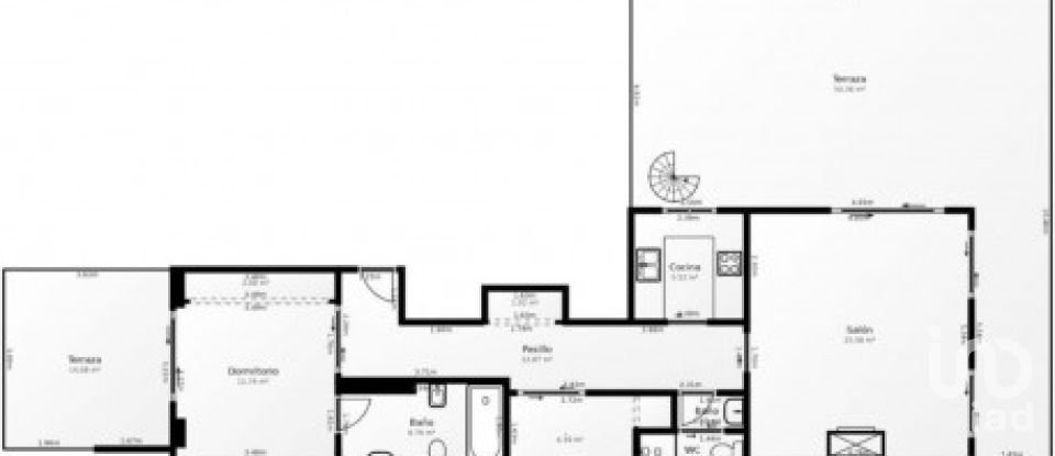 Pis 2 habitacions de 131 m² a Barcelona (08011)