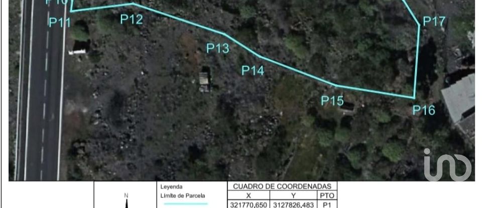 Terreny de 1.001 m² a Tamaimo (38684)