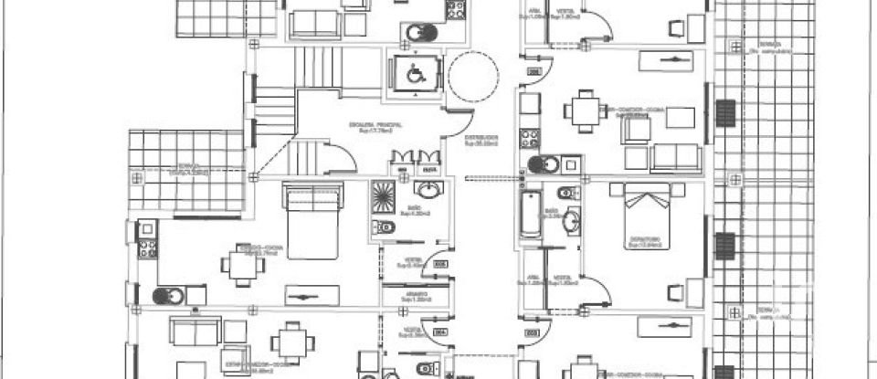 Immeuble de 1 902 m² à Adina (36979)