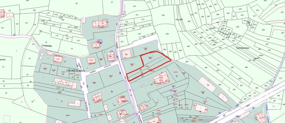 Terreno urbano de 1.090 m² en Aren (36992)