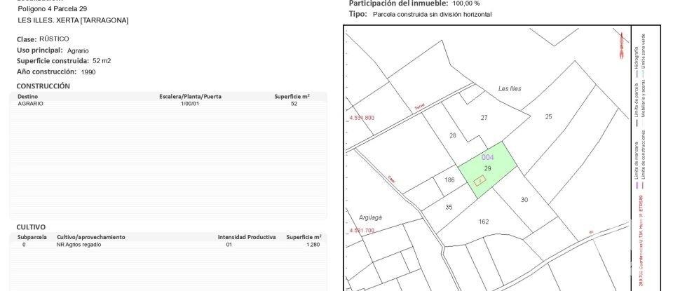 Country home 1 bedroom of 45 m² in Xerta (43592)