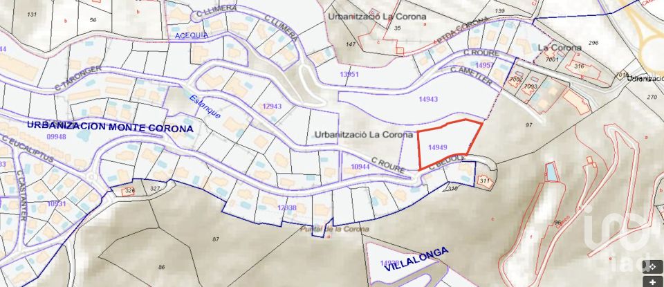 Terreno urbano de 4.006 m² en Ador (46729)