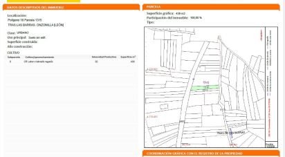 Building plot of 1,035 m² in Vilecha (24192)