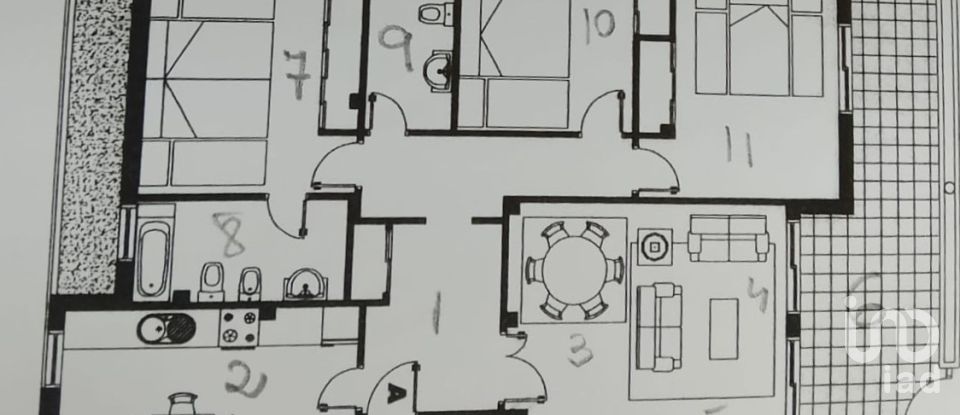 Piso 3 habitaciones de 137 m² en Caldigüela (36610)