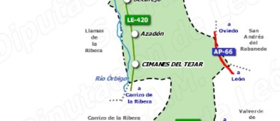 Pis 1 habitació de 44 m² a Cimanes del Tejar (24272)