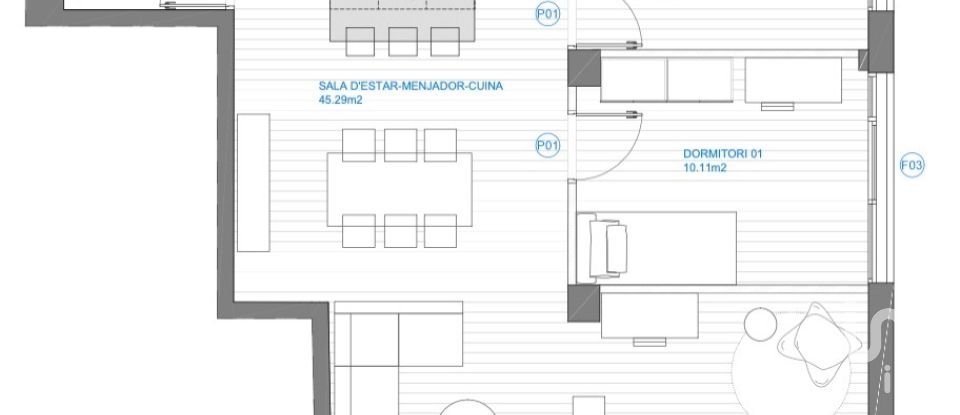 Piso 2 habitaciones de 71 m² en Vilanova i la Geltrú (08800)