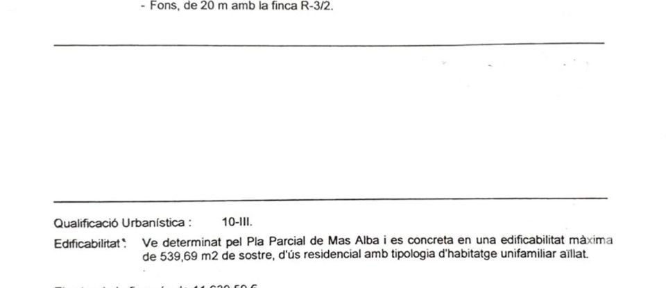 Terrain de 675 m² à Sant Pere de Ribes (08810)