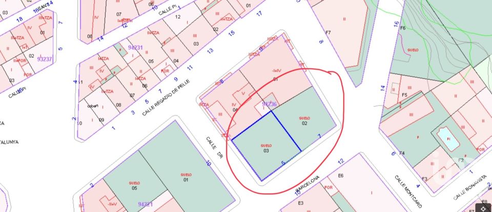 Building plot of 450 m² in Roquetes (43520)