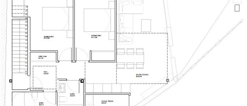 Piso 6 habitaciones de 221 m² en Portonovo (36970)
