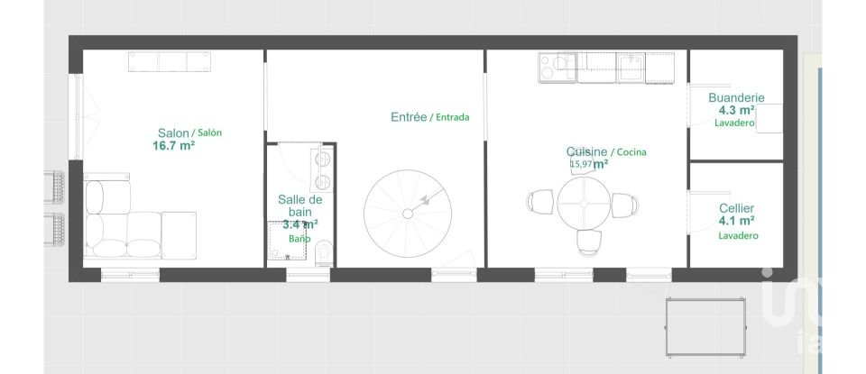 Casa 3 habitaciones de 146 m² en Calabardina (30889)