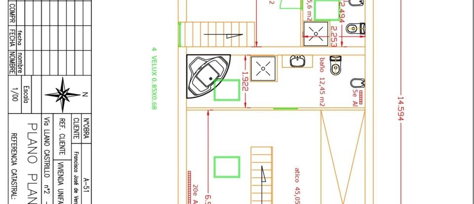 Casa rural 5 habitaciones de 230 m² en Los Tojos (39518)