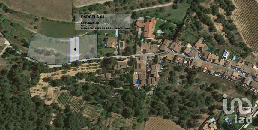 Terreny urbà de 990 m² a Sant Pere de Ribes (08810)