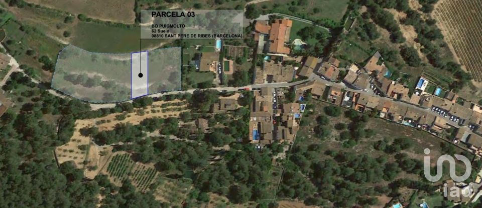 Terreny urbà de 990 m² a Sant Pere de Ribes (08810)