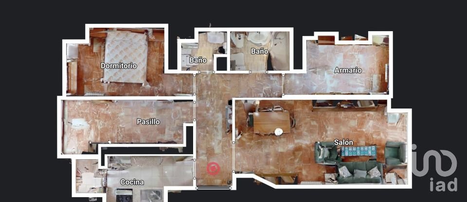 Pis 3 habitacions de 81 m² a Madrid (28026)