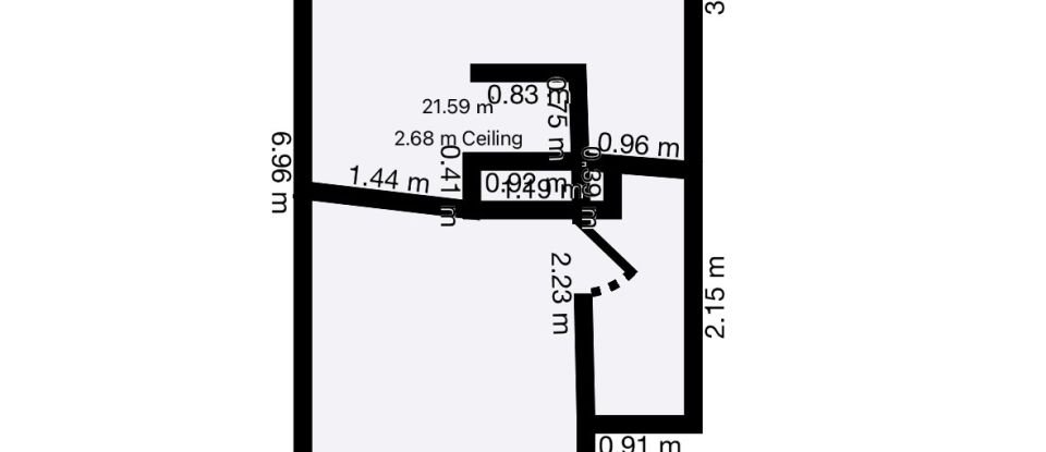 Estudi 1 habitació de 28 m² a Villajoyosa (03570)