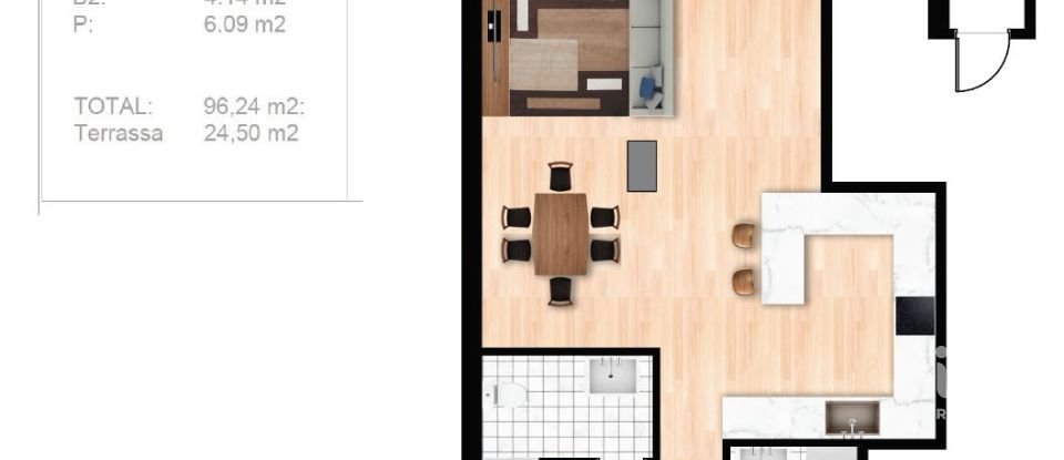 Piso 3 habitaciones de 130 m² en Salou (43840)