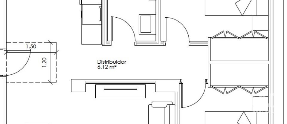 Apartment 2 bedrooms of 57 m² in San Andrés del Rabanedo (24010)