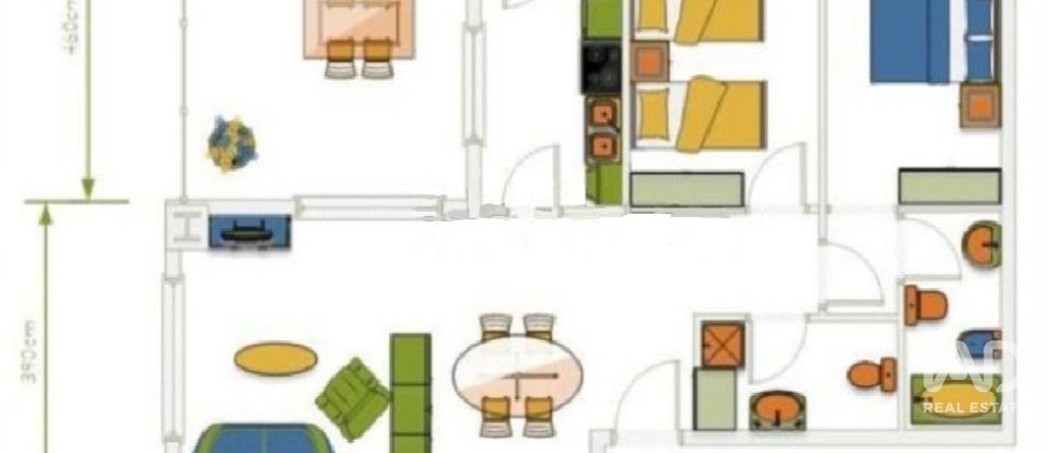 Piso 2 habitaciones de 125 m² en Oropesa/Oropesa del Mar (12594)