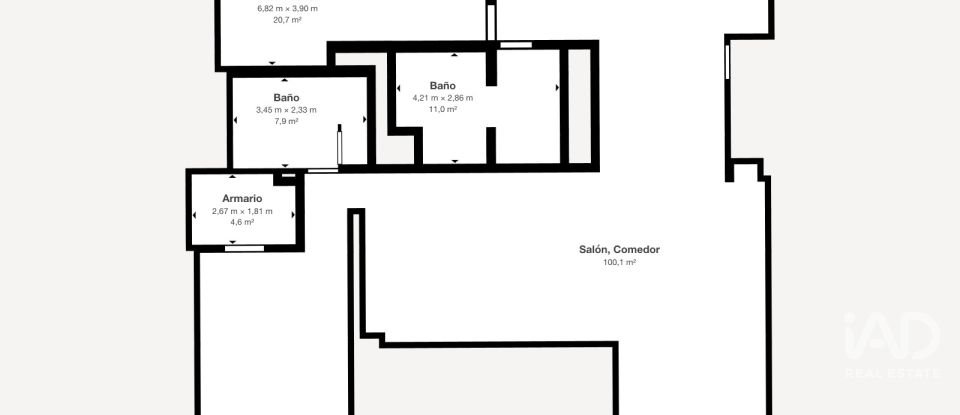 Ático 3 habitaciones de 174 m² en Sitges (08870)